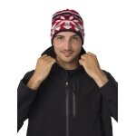 Polar Bear Winter Hat (Beanie) Pixie - red/blue - 1 piece