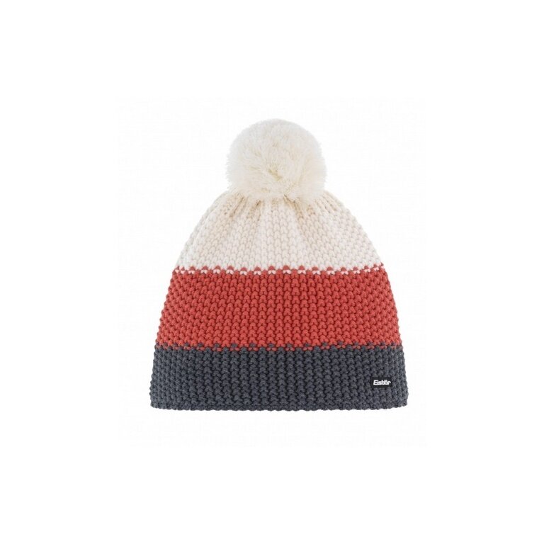 Polar Bear Winter Hat (Pom Pom) Star Pompon RL cream/ red/ grey Kids