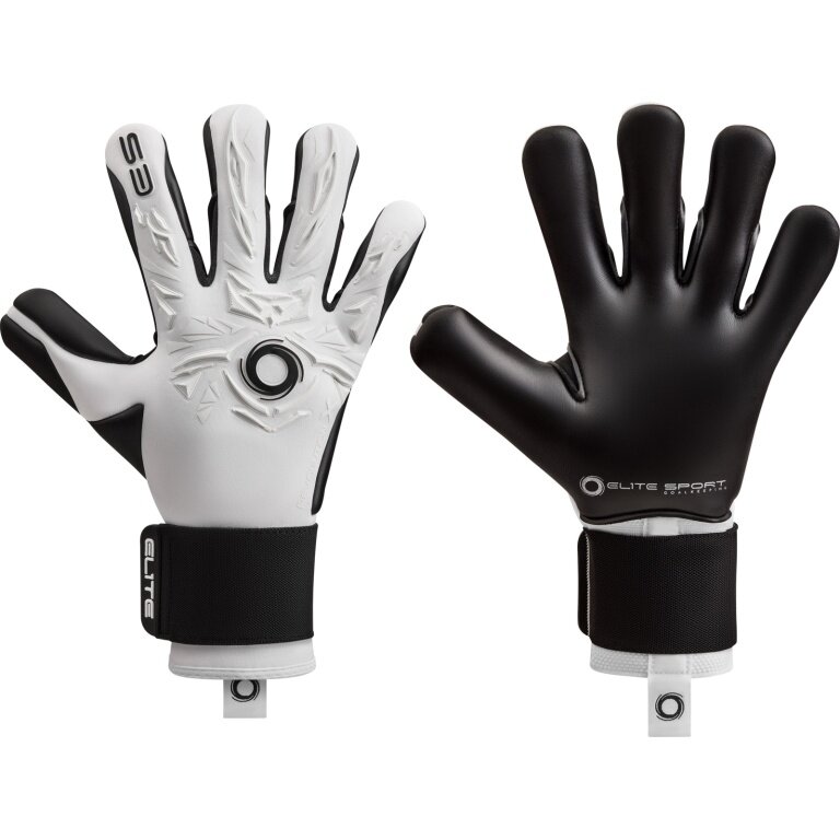 Elite Sport Goalkeeper Gloves Neo Revolution X - 4mm Ultra GTech Pro Latex for exceptional grip - white/black