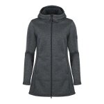 Elkline Fleece Jacket Morning Dew (Fleece Coat) Dark Grey Ladies