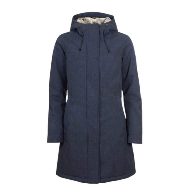 Elkline Winter Coat Apres Ski (windproof, waterproof) blue mélange ladies