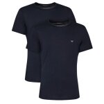 Emporio Armani Crew Neck Shirt (Cotton) Underwear navy blue Men - Pack of 2