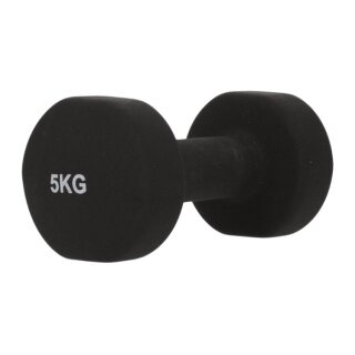 Endurance dumbbell black 5kg - 1 piece -