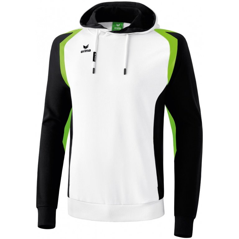 Erima Hoodie Razor 2.0 white/black/green Men