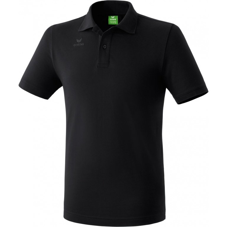 Erima Leisure Polo Teamsport (Cotton Blend) Black Men