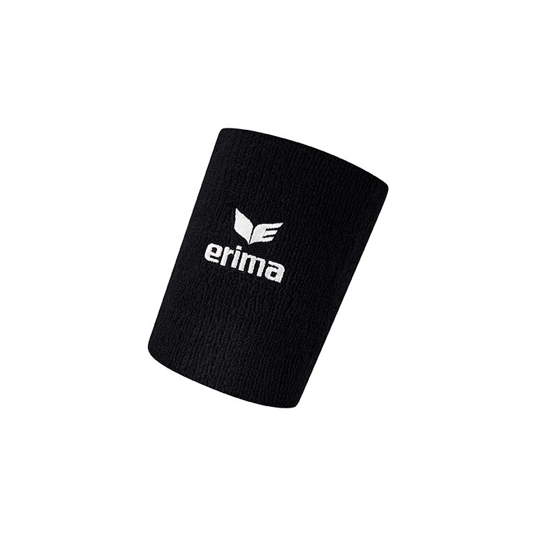 Erima Sweatband Wrist black - 2 pieces
