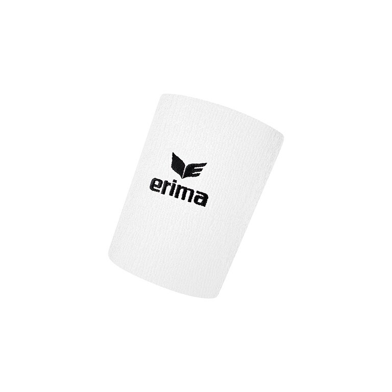 Erima Sweatband Wrist white - 2 pieces