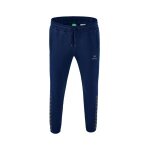 Erima Jogging Pants Essential Team Sweatpants (soft cotton blend, zip pockets) navy blue/grey Men