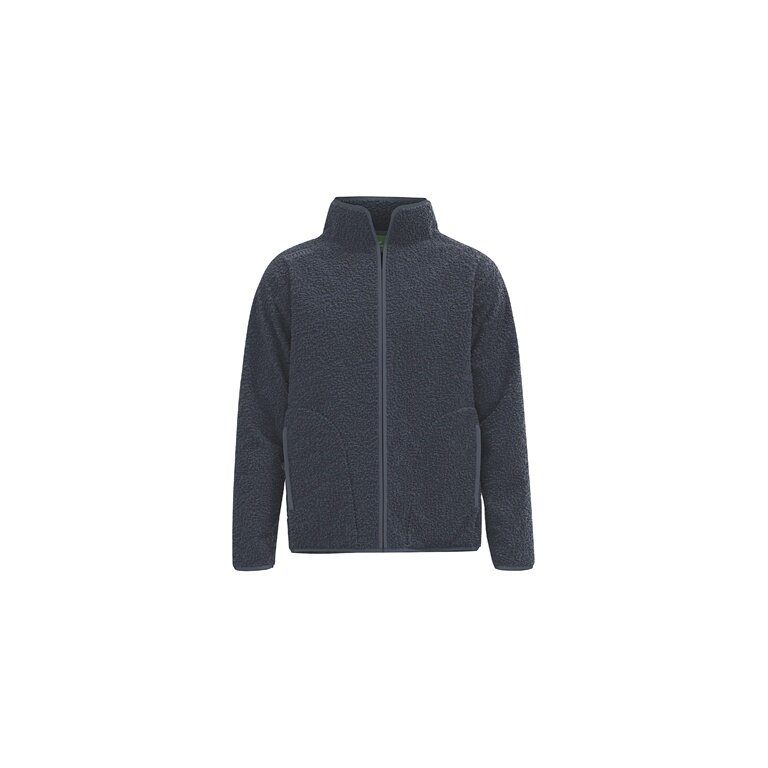 Erima fleece jacket team sport (soft, comfortable teddy fleece) grey men's