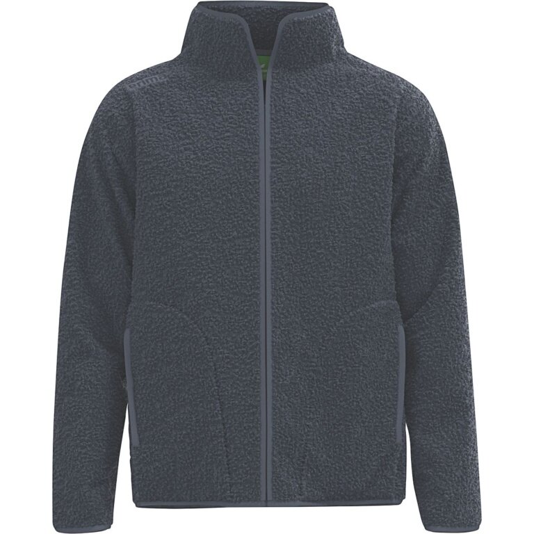 Erima fleece jacket team sport (soft, comfortable teddy fleece) grey men's