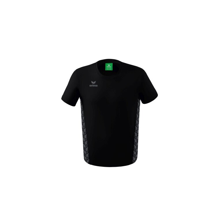 Erima Leisure T-shirt Essential Team - soft cotton blend, classic cut - black/grey boys