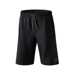Erima Essential Sweat Shorts - soft cotton blend, light stretch - black men's shorts