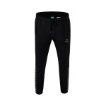 Erima Jogging Pants Essential Team Sweatpants (soft cotton blend, zip pockets) black/gray Men