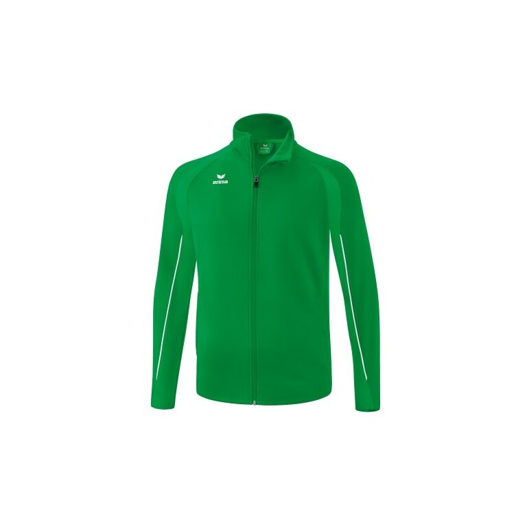 Erima Training Jacket Liga Star Polyester (stand-up collar, durable) emerald green/white Boys