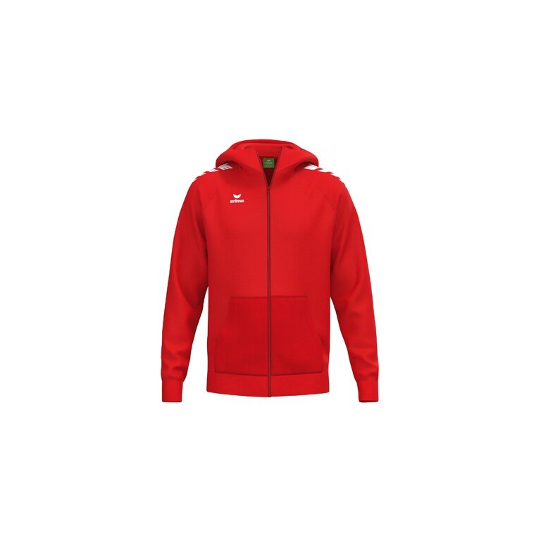 Erima Hooded Jacket CMPT Wings Hoody (Mixed Fabric) red Men's