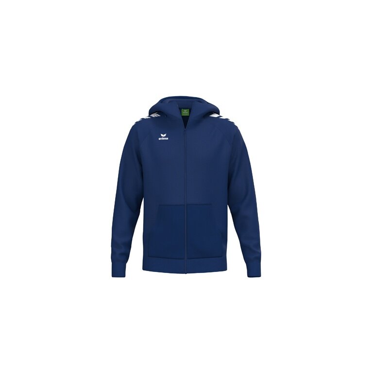 Erima Hooded Jacket CMPT Wings Hoody (Mixed Fabric) navy blue Men's