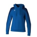 Erima Hoodie Evo Star (100% Polyester) royal blue/navy blue Ladies