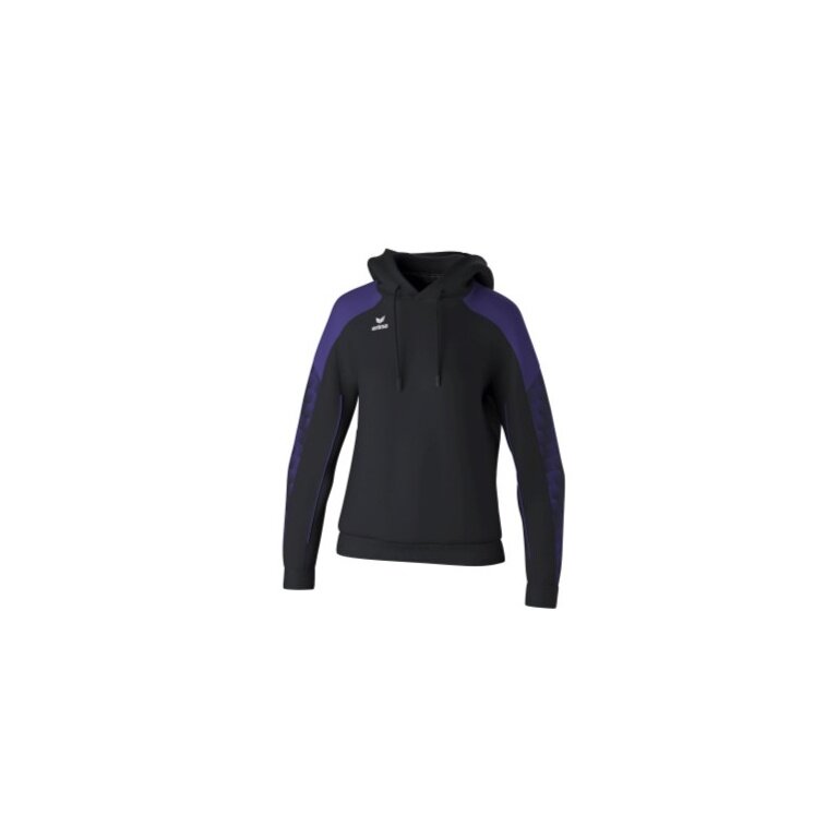 Erima Hoodie Evo Star (100% Polyester) black/purple Ladies