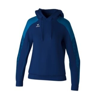 Erima Hooded Sweatshirt Evo Star (100% Polyester) navy blue/blue Ladies