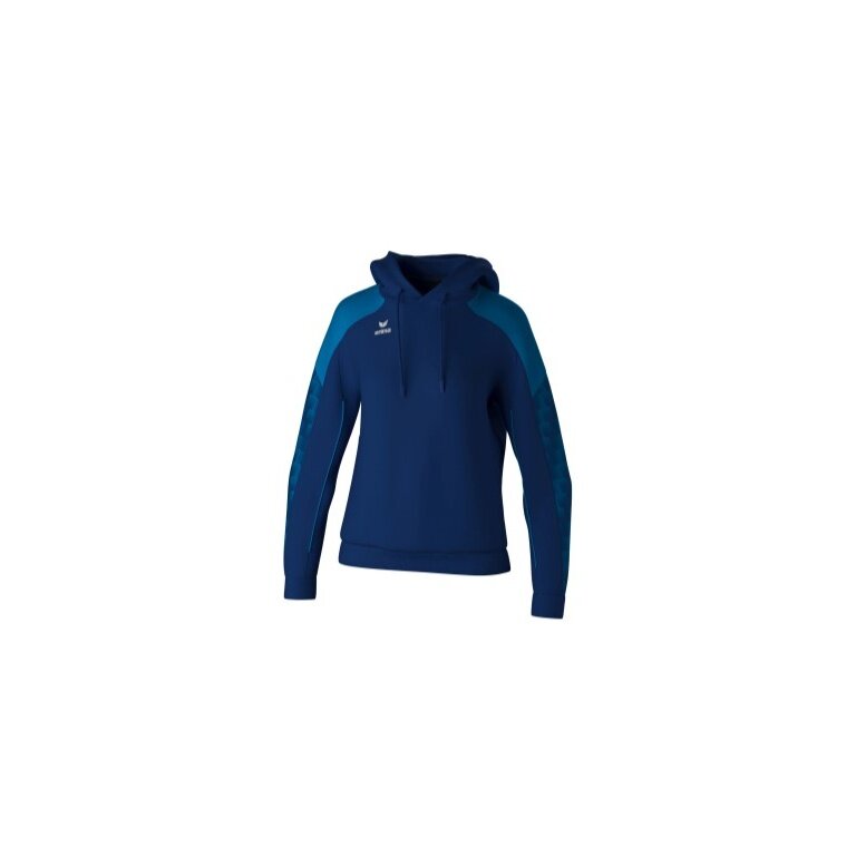 Erima Hooded Sweatshirt Evo Star (100% Polyester) navy blue/blue Ladies