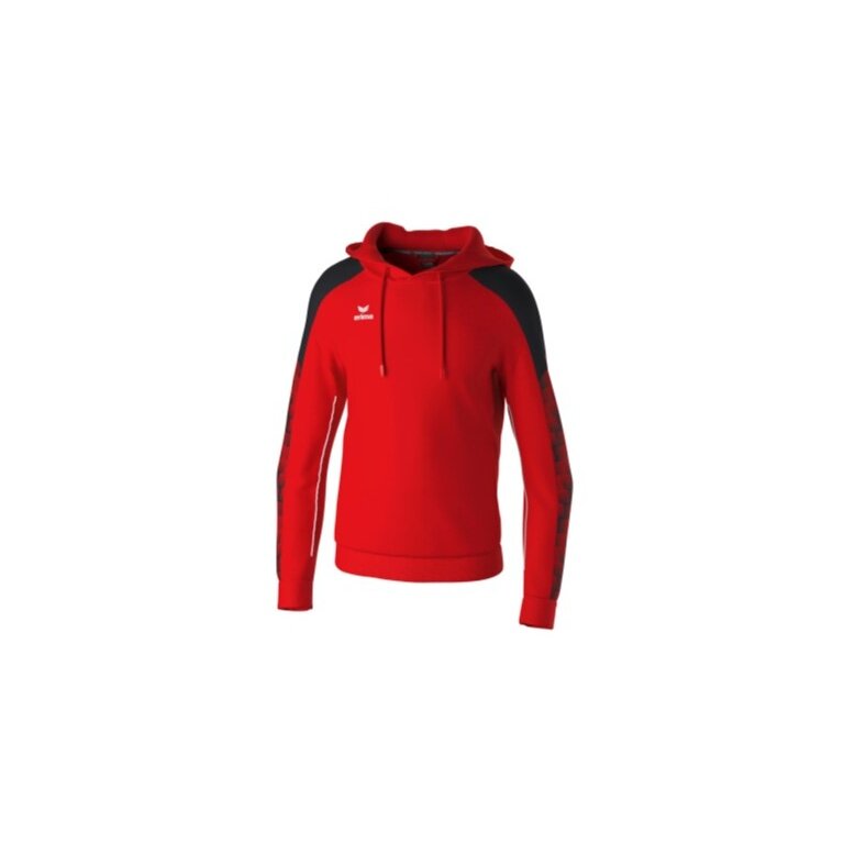 Erima Hoodie Evo Star (100% Polyester) red/black Children