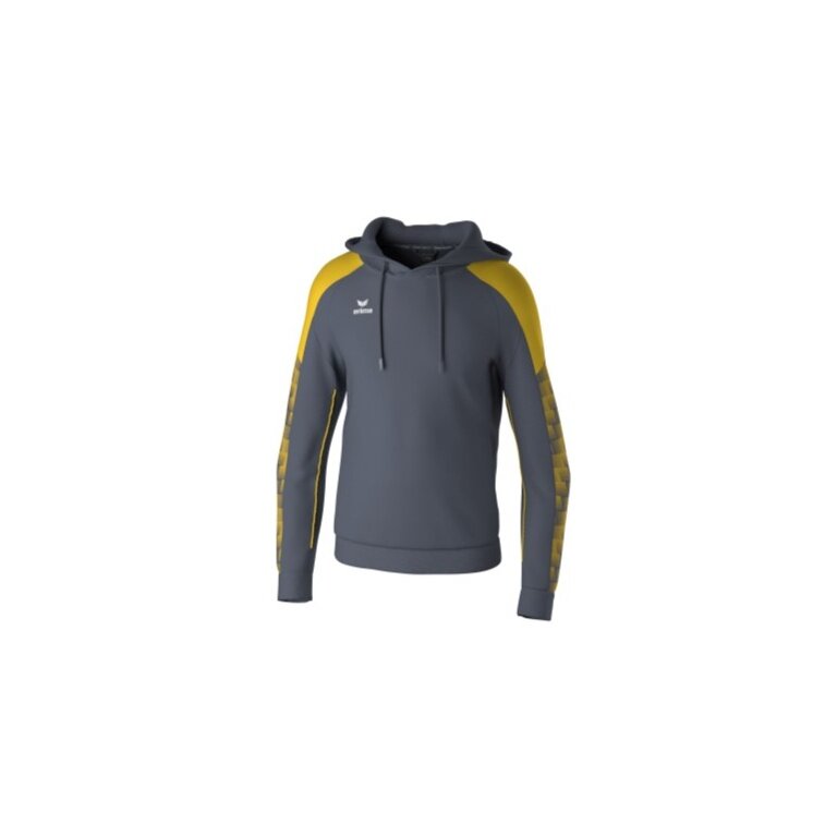 Erima Hooded Sweatshirt Evo Star (100% Polyester) grey/yellow Men's