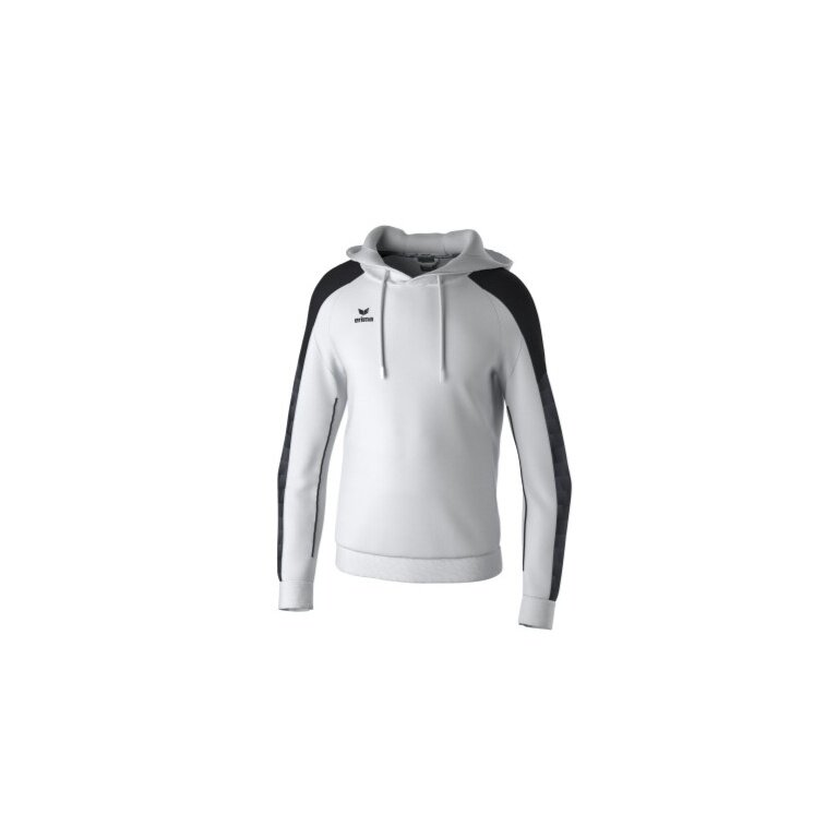 Erima Hoodie Evo Star (100% Polyester) white/black Kids