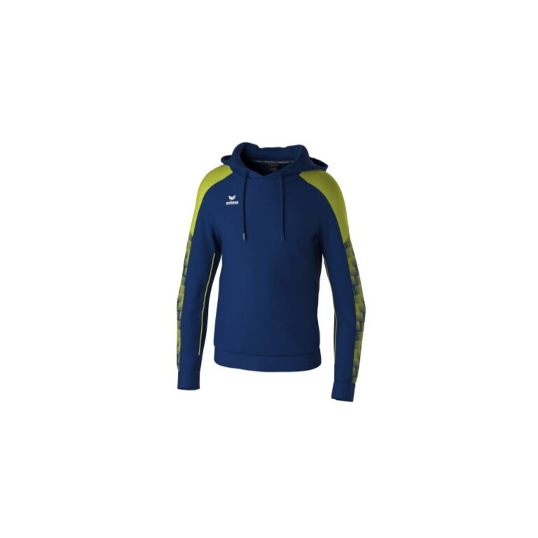 Erima Hooded Sweatshirt Evo Star (100% Polyester) navy blue/lime green Kids