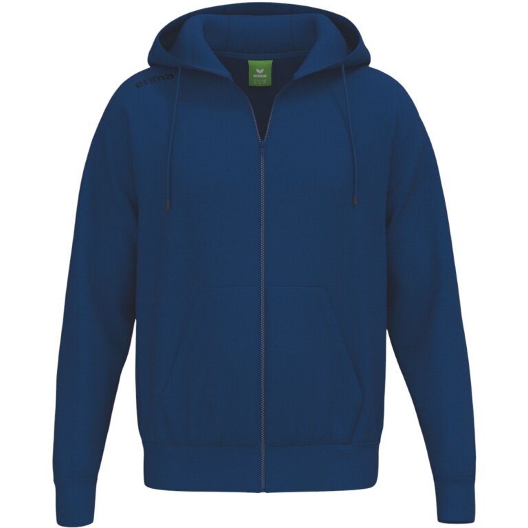 Erima Hooded Sweatshirt TS Hoodie Full Zip (Mixed Fabric) navy blue Men's