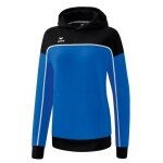 Erima Hoodie Change Hooded Sweatshirt (Cotton Blend) Royal Blue/Black Women