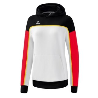 Erima Hoodie Change Hooded Sweatshirt (Cotton Blend) White/Black Women