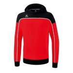 Erima Hoodie Change Hooded Sweatshirt (Cotton Blend) Red/Black/White Boys
