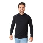Erima Sport Long Sleeve Roll Neck Half-Zip (soft stretch material) black men's