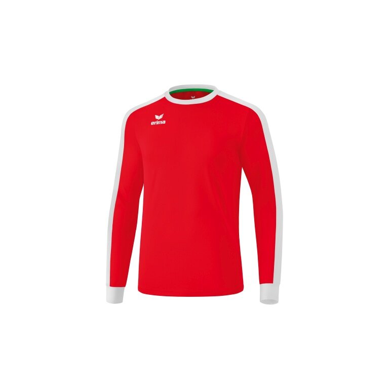 Erima Sport Long Sleeve Shirt Jersey Retro Star (100% Polyester) red/white Men