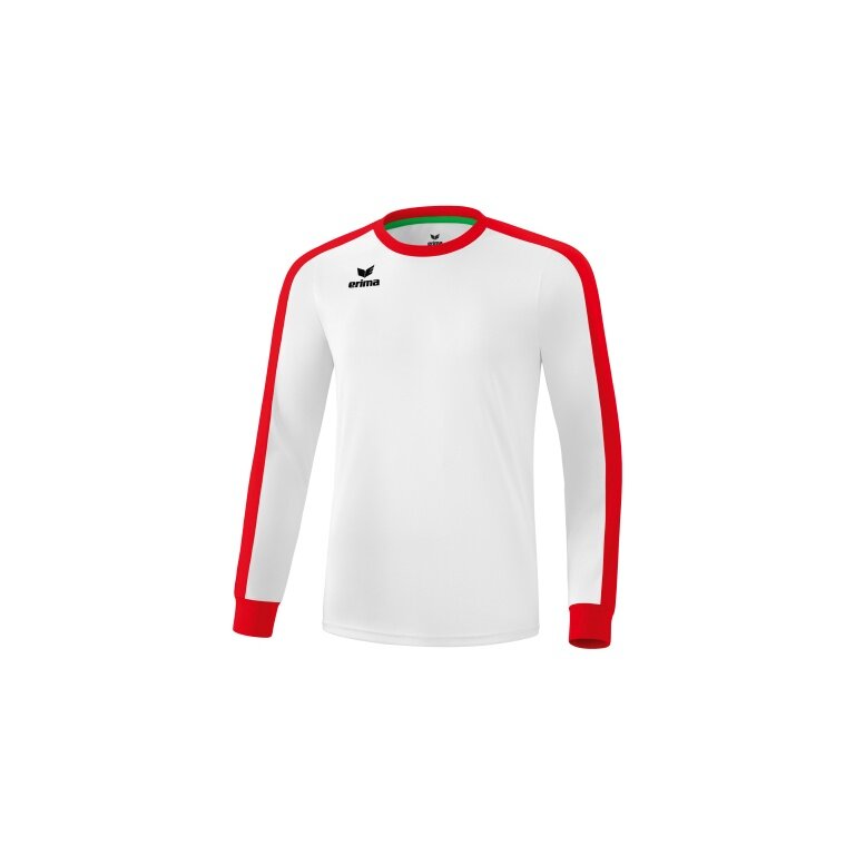 Erima Sport Long Sleeve Shirt Jersey Retro Star (100% Polyester) white/red Men