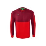 Erima Sport Long Sleeve Six Wings Sweatshirt (Cotton blend, functional) red/bordeaux Men