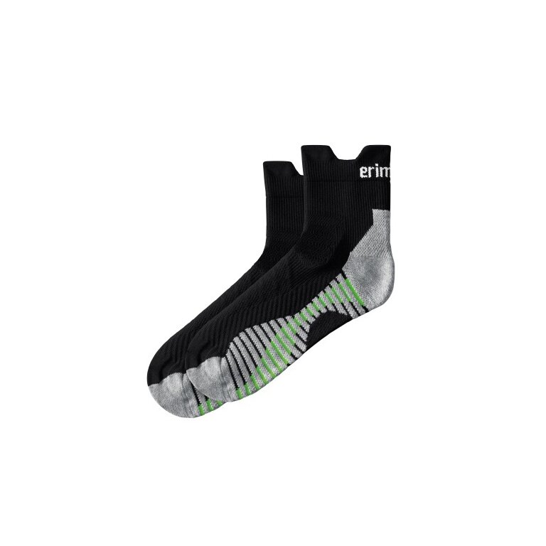 Erima Running Sock (high wearing comfort) black - 1 pair