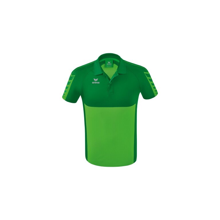 Erima Sport-Polo Six Wings (100% Polyester, quick-drying, comfortable to wear) green/emerald Men