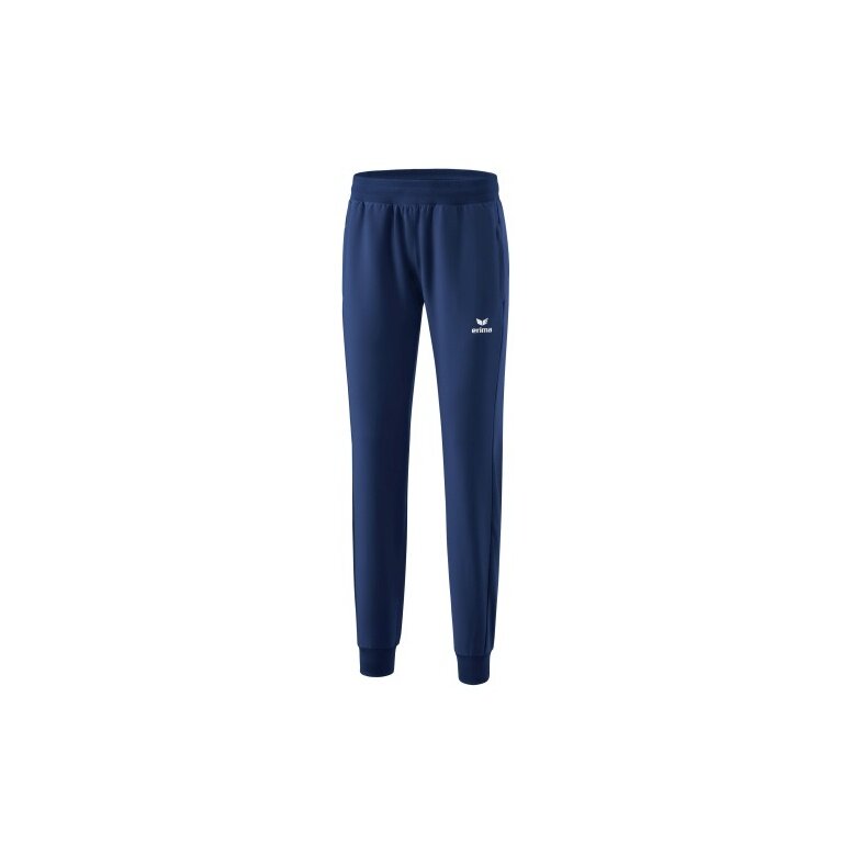 Erima Presentation Trousers Change (100% recycled Polyester, light, zip pockets) long navy blue Women