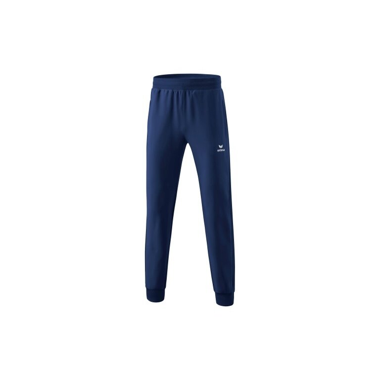 Erima Presentation Pants Change (100% recycled Polyester, light, zip pockets) long navy blue Men