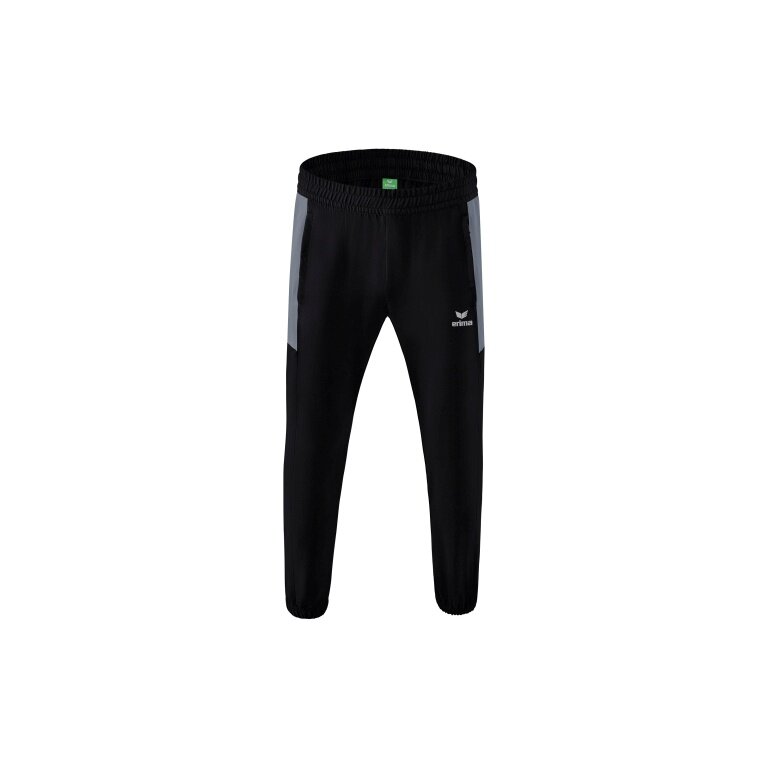Erima Presentation Pants Team (100% Polyester, light, modern slim fit) long black/grey Boys