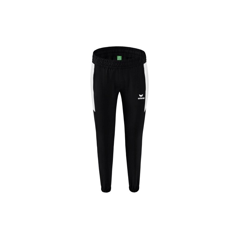 Erima Presentation Pants Team long (100% Polyester, light, modern slim fit) black/white Women