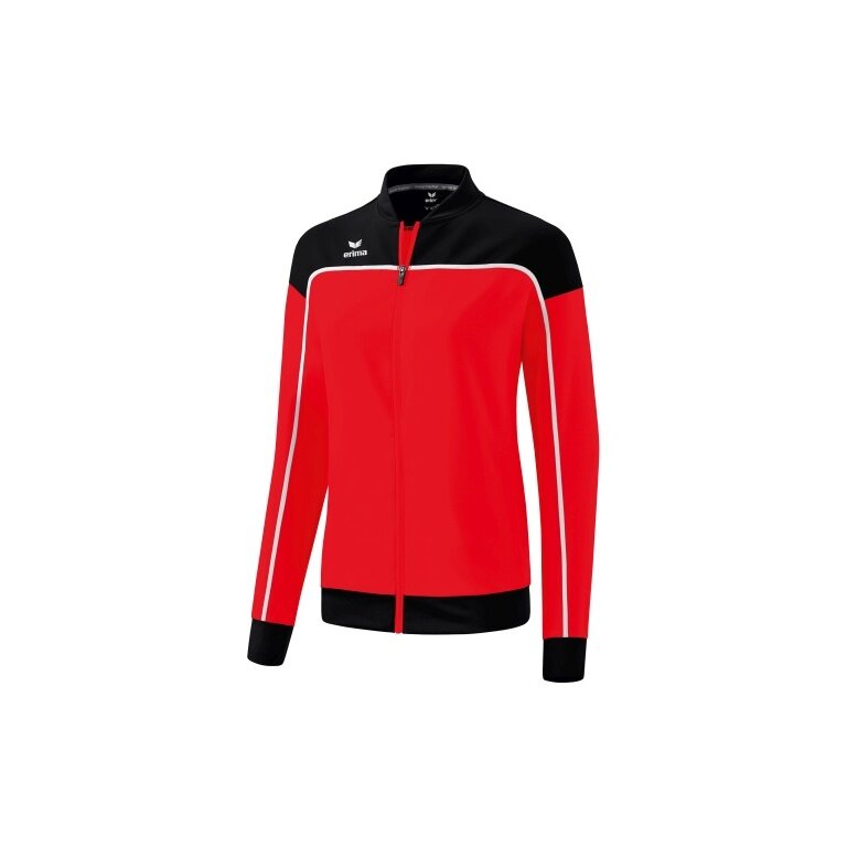 Erima Presentation Jacket Change (100% recycled Polyester, elastic functional material) red/black/white Women