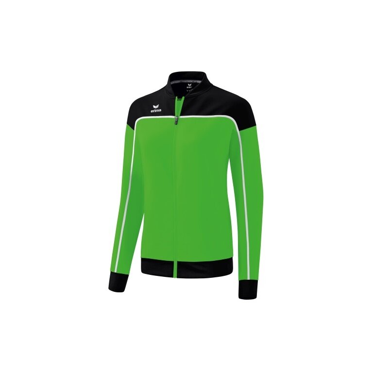 Erima Presentation Jacket Change (100% recycled Polyester, elastic functional material) green/black/white Women