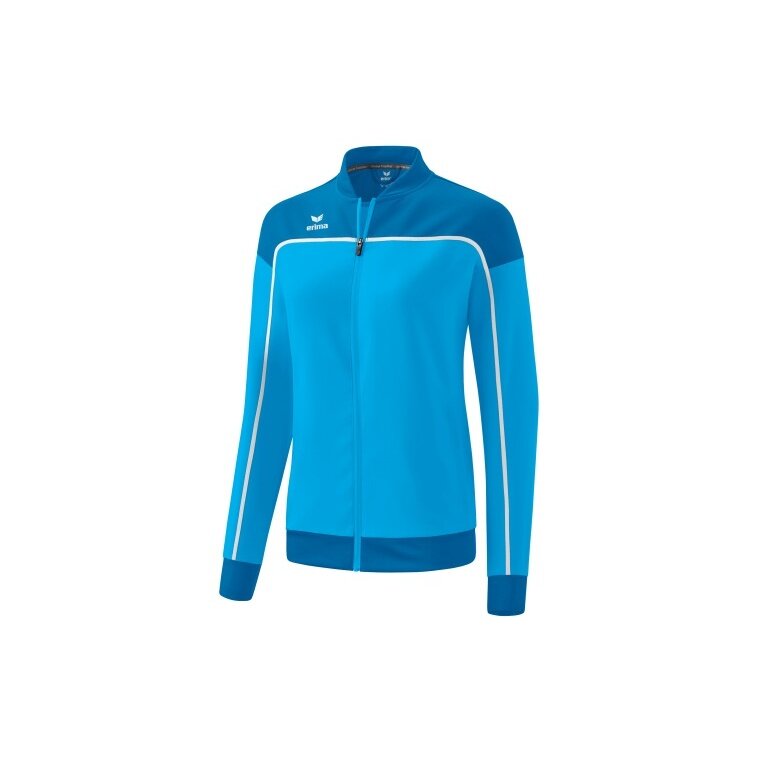 Erima Presentation Jacket Change (100% recycled Polyester, elastic functional material) blue/white Women