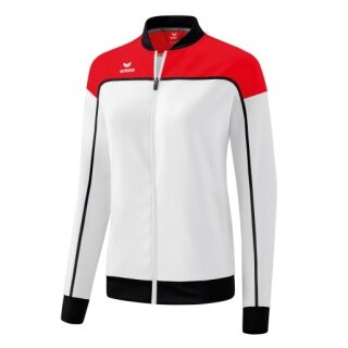 Erima Presentation Jacket Change (100% recycled Polyester, elastic functional material) white/red/black Women