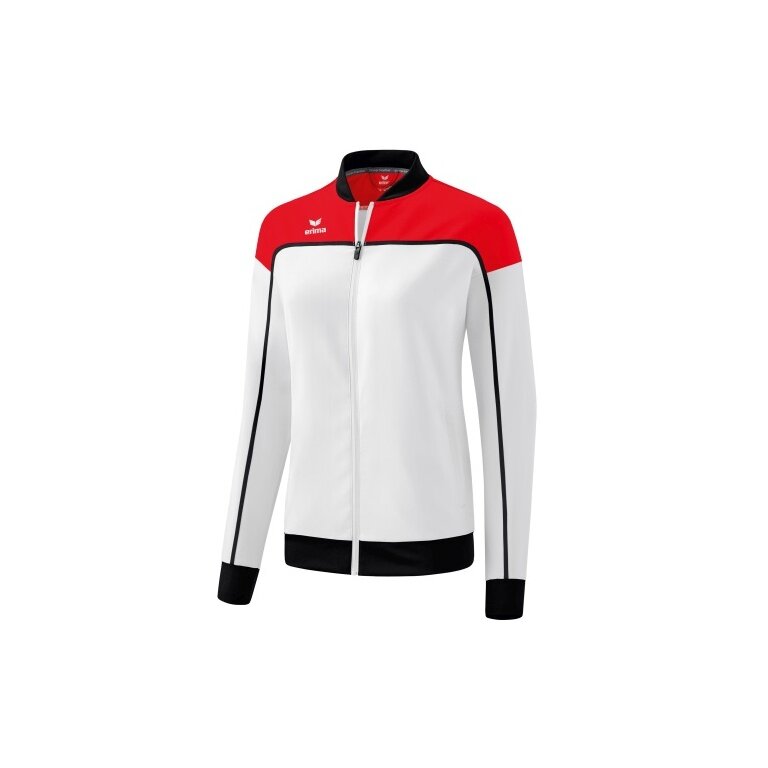 Erima Presentation Jacket Change (100% recycled Polyester, elastic functional material) white/red/black Women