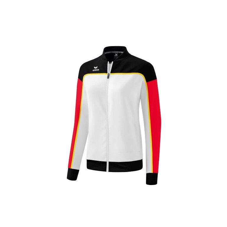Erima Presentation Jacket Change (100% recycled Polyester, elastic functional material) white/black/red Women