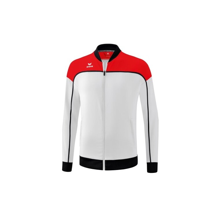 Erima Presentation Jacket Change (100% recycled Polyester, elastic functional material) white/red/black Men