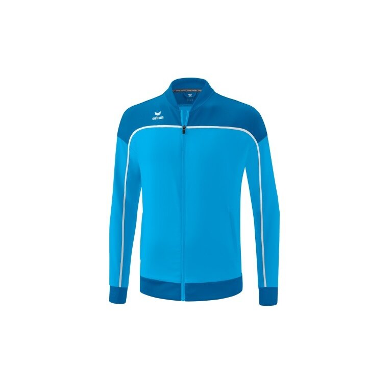 Erima Presentation Jacket Change (100% recycled Polyester, elastic functional material) turquoise/white Boys